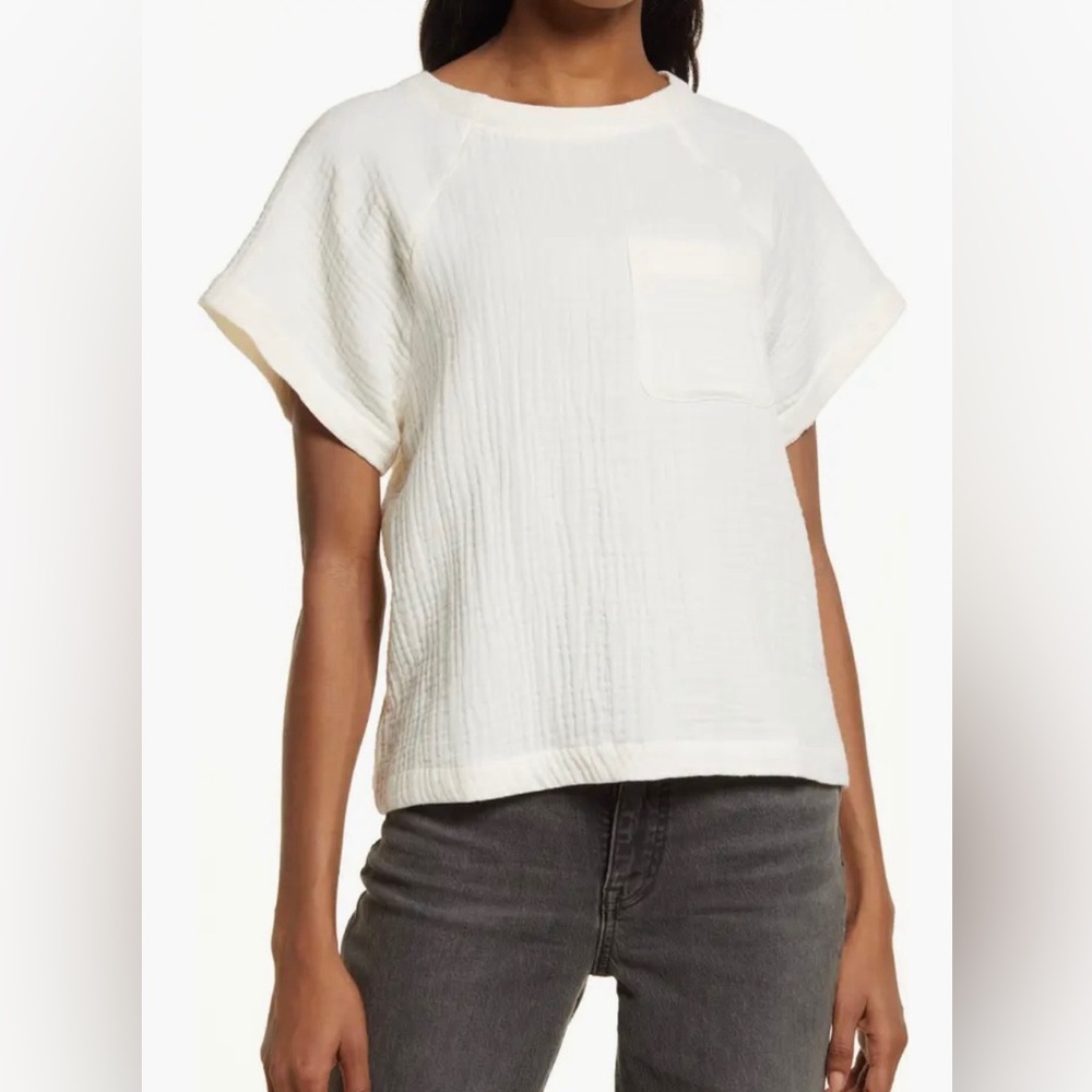 Asha Cotton Gauze Blouse - Madewell